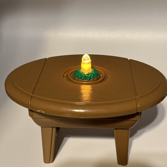 1999 Fisher Price Loving Family Celebrations Dining Room Set Complete & Working - Picture 3 of 16